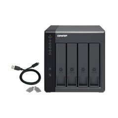 QNAP TR-004 0TB 4-Bay Hard Drive Array - Expand Your Storage with Versatile & Reliable Performance!